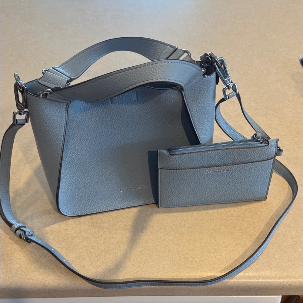 Calvin Klein Chic Blue Shoulder Bag Set